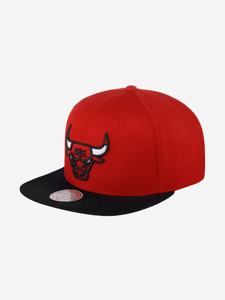 Бейсболка с прямым козырьком MITCHELL NESS HHSS3264-CBUYYPPPRDBK Chicago Bulls NBA
