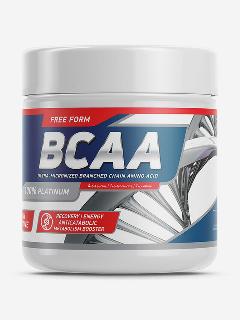 Аминокислоты BCAA 200 g Без вкуса Geneticlab Nutrition