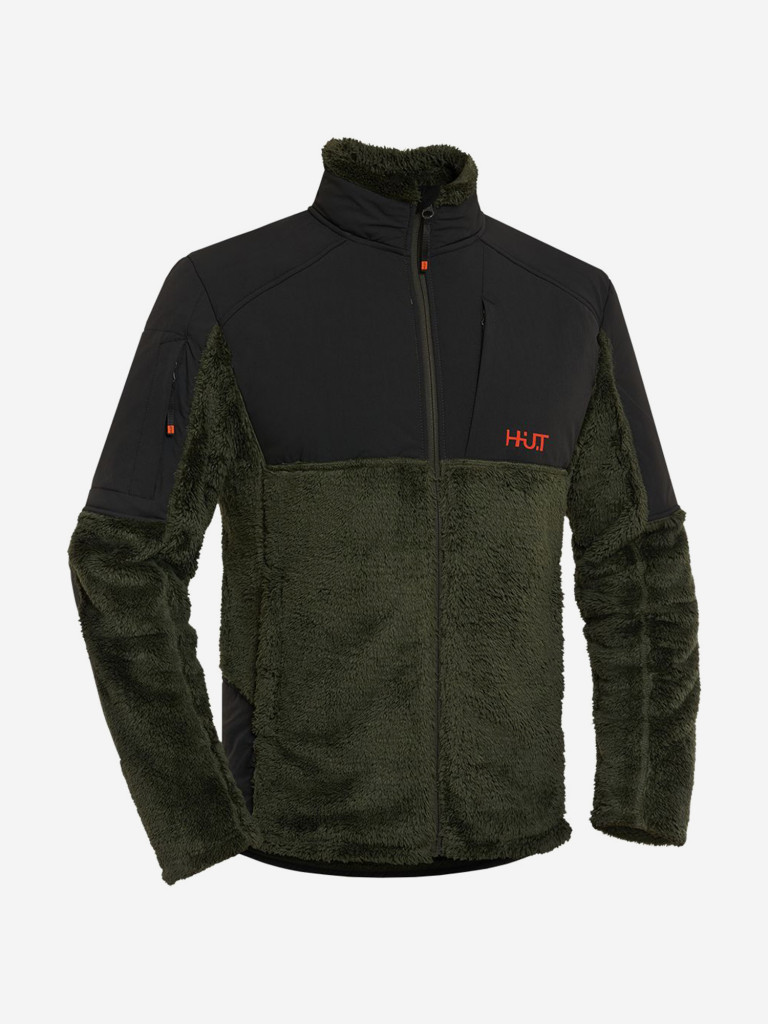 Кофта мужская HUT BORON на молнии хаки