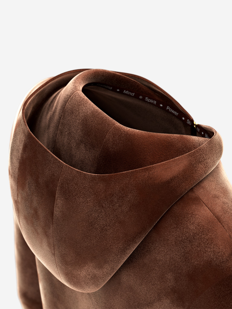 Коричневый велюровый костюм spsm