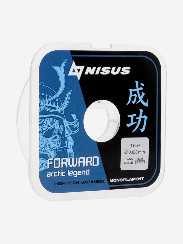 Леска для рыбалки Nisus FORWARD ARCTIC LEGEND Nylon 0,128мм, 50м, 1,57кг, прозрачный