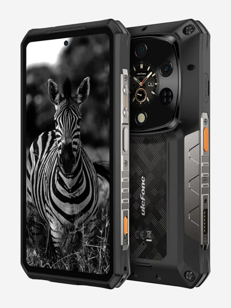 Смартфон Ulefone Armor 28 Ultra 16+1TB Black, 6.67”, AMOLED, FHD+, 1.04” 340x340, MTK9300+, Андроид 15, 50+50+64, 50, 10600mAh, 5G, uSmart