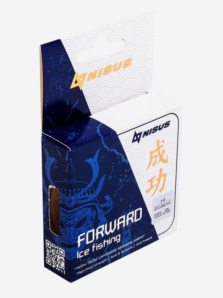 Леска для рыбалки Nisus FORWARD ICE FISHING Nylon 0,286мм, 50м, 6,45кг, прозрачный