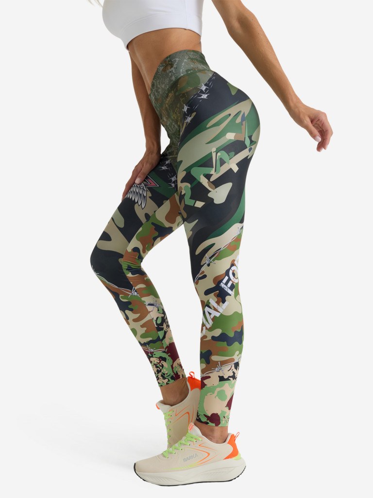 Легинсы женские спортивные BARKA, лосины для спорта, тайтсы