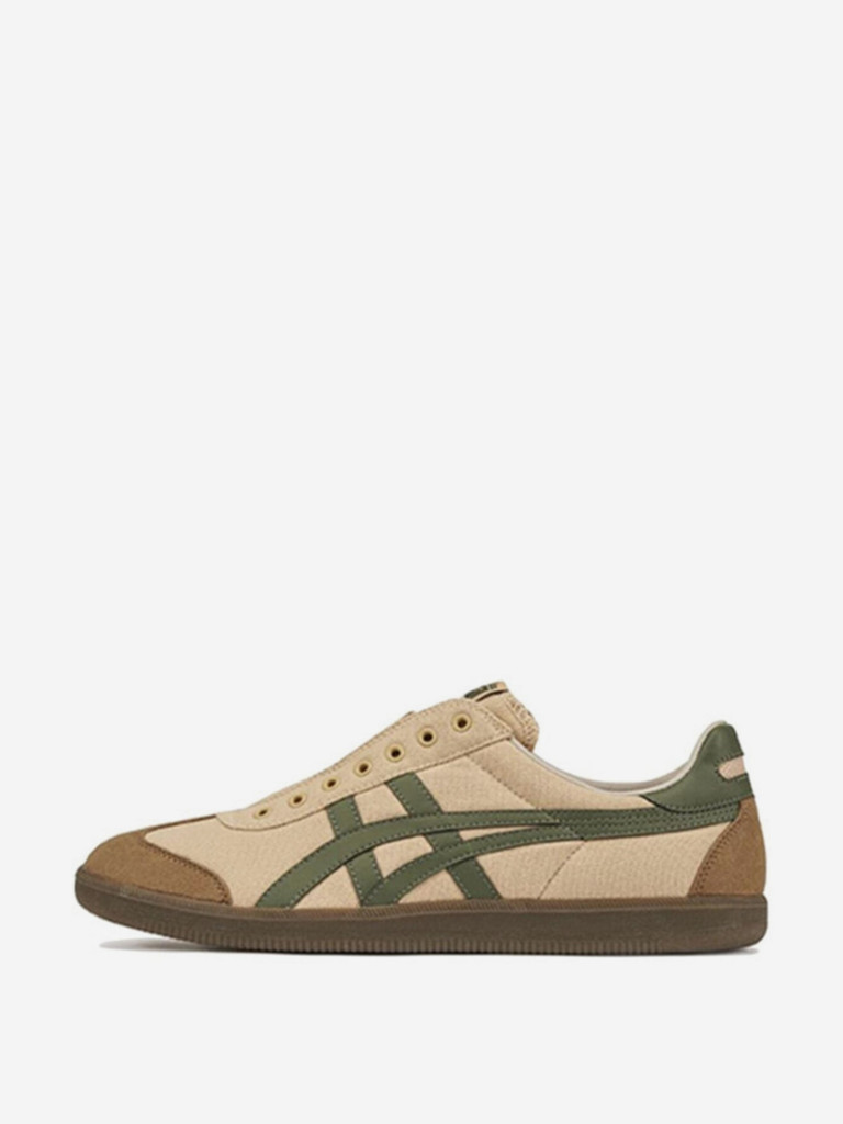 Кроссовки Onitsuka Tiger Tokuten Slip On 'Beige Brown Green'