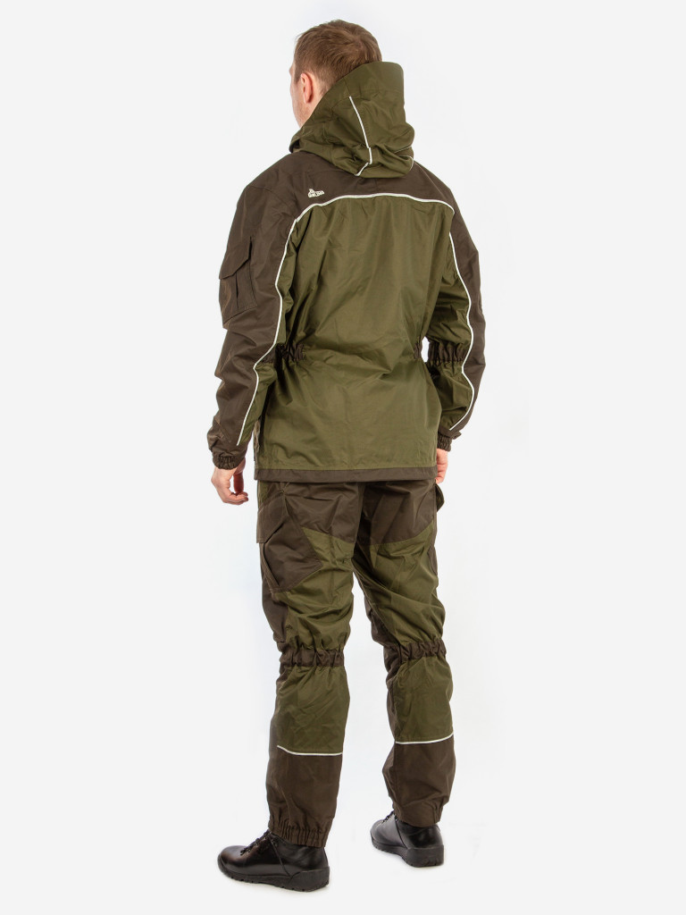 Костюм для рыбалки мужской GRAYLING, Скат, демисезонный, т.хаки