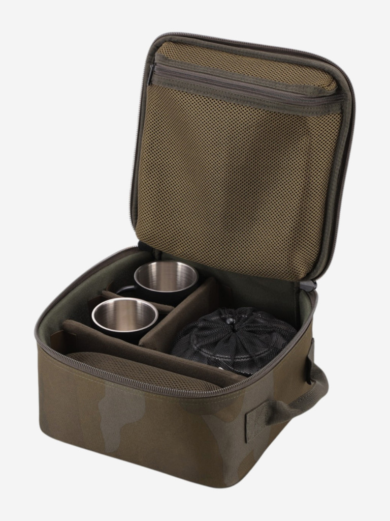 Набор посуды для двух персон с чайником LOGIC CARP 2MAN MUGS & KETTLE DINNING SET