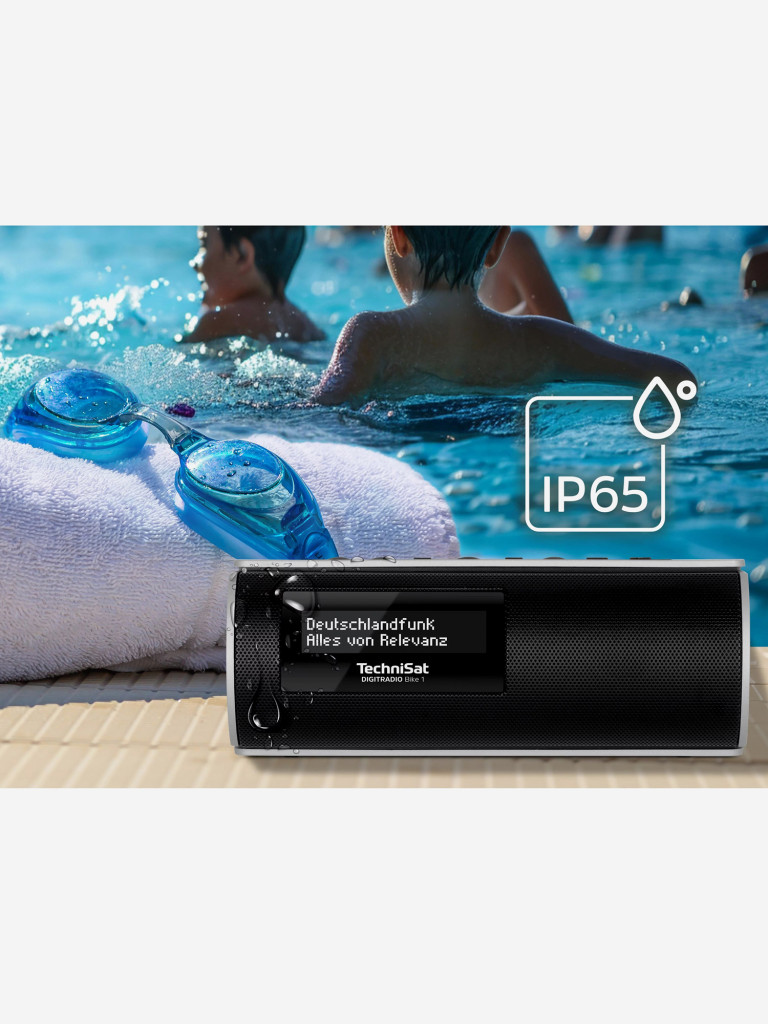 Велосипедная блютус колонка с радио и OLED-дисплеем, Германия, Technisat DIGITRADIO Bike 1, 0000/3926