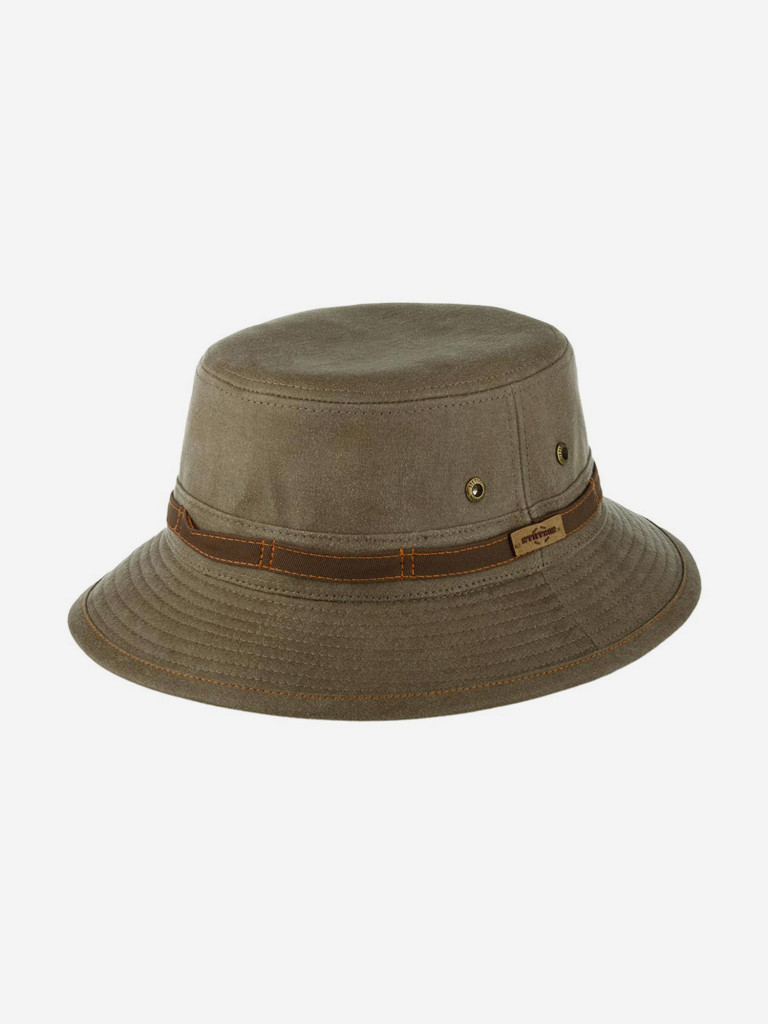 Панама STETSON 1891106 BUCKET CO/PES (коричневый)