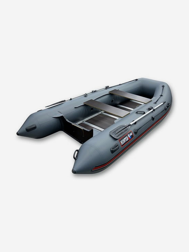 Лодка Hunterboat 360 А, серая