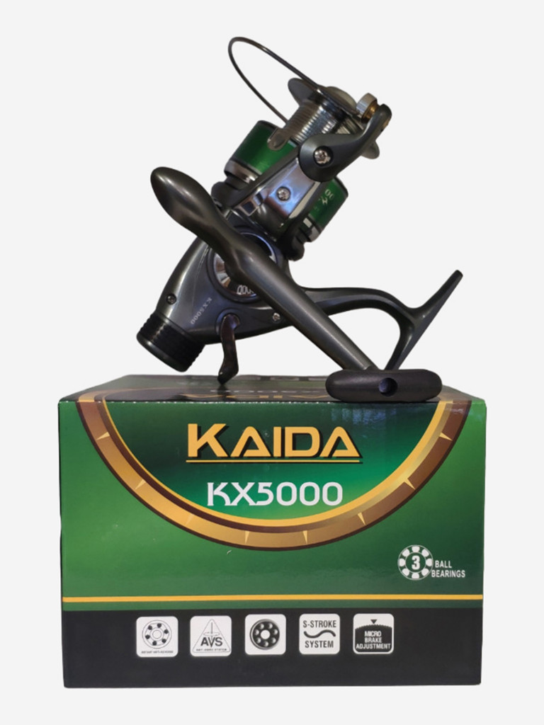 Катушка с байтранером Kaida KX-5000-3BB Катушка для рыбалки