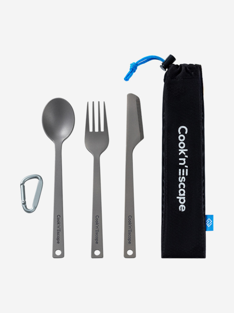 Набор столовых приборов CA2005 3-Piece Titanium Cutlery Set