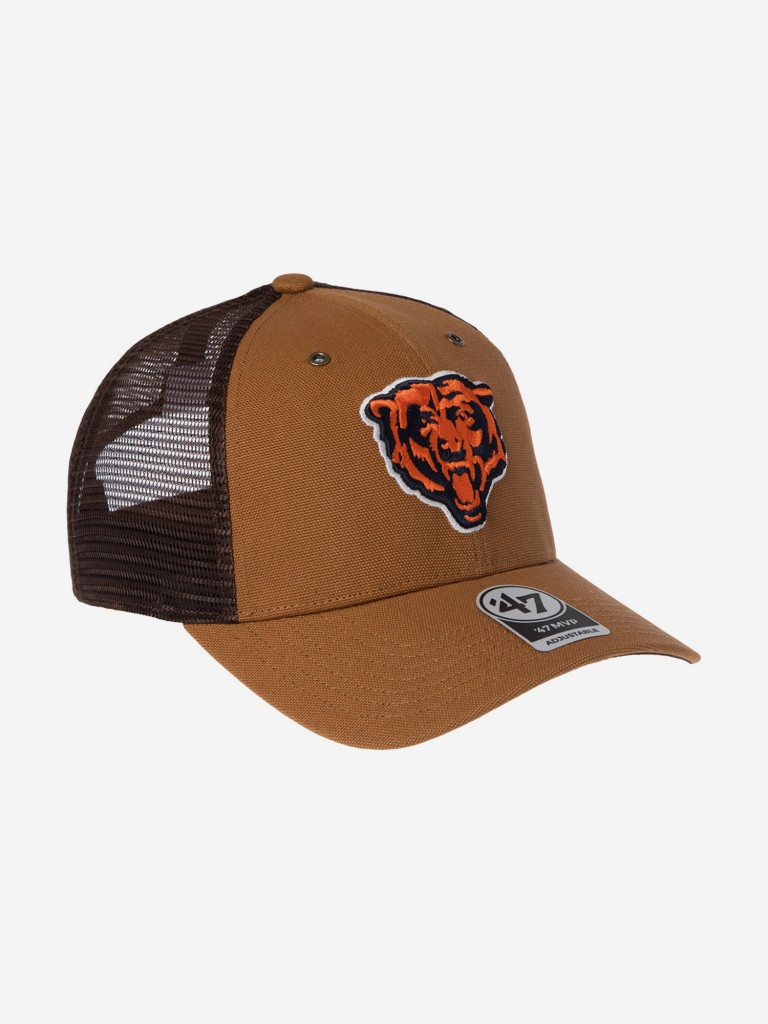 Бейсболка с сеточкой 47 BRAND Carhartt collab Chicago Bears NFL (коричневый)