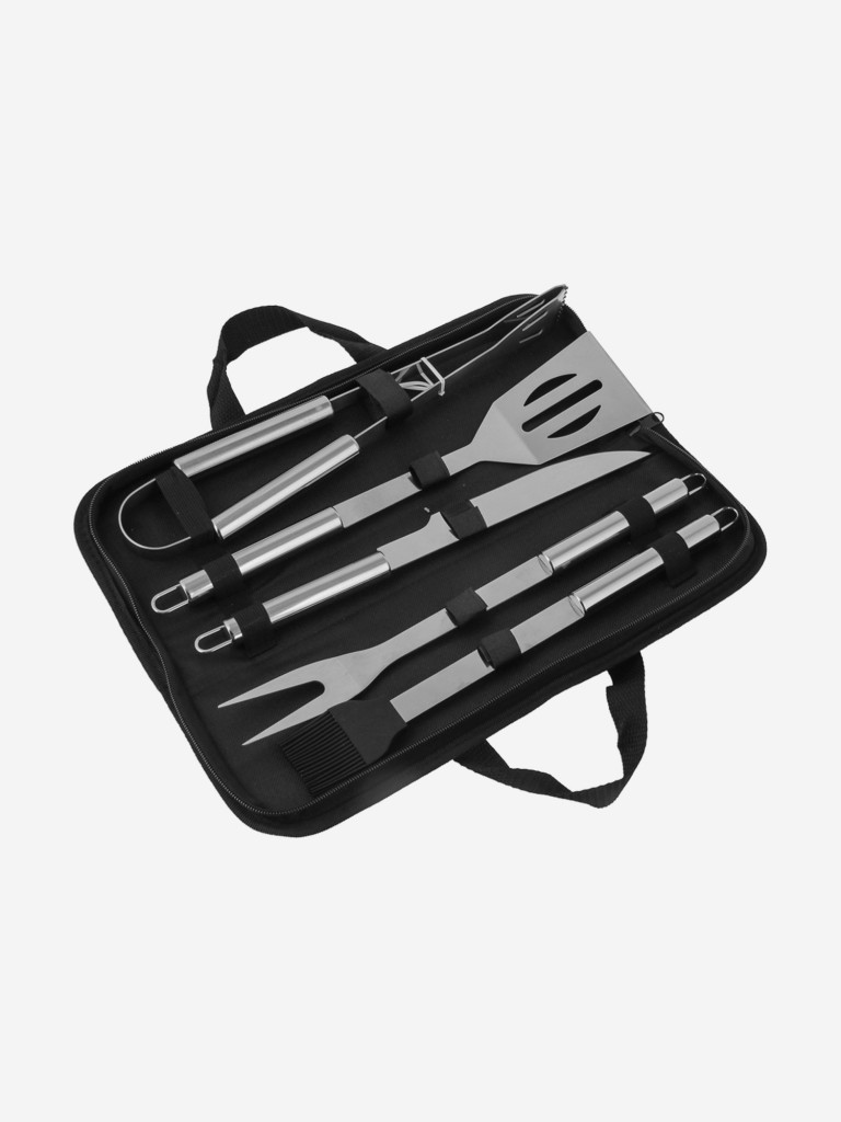 GRILLBOOM Набор для гриля 5 в 1, нерж. сталь 420/410, в защитном чехле