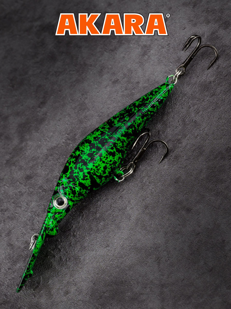 Воблер Akara Fang 50F минноу плавающий на окуня, голавля, форель 3,5гр A226