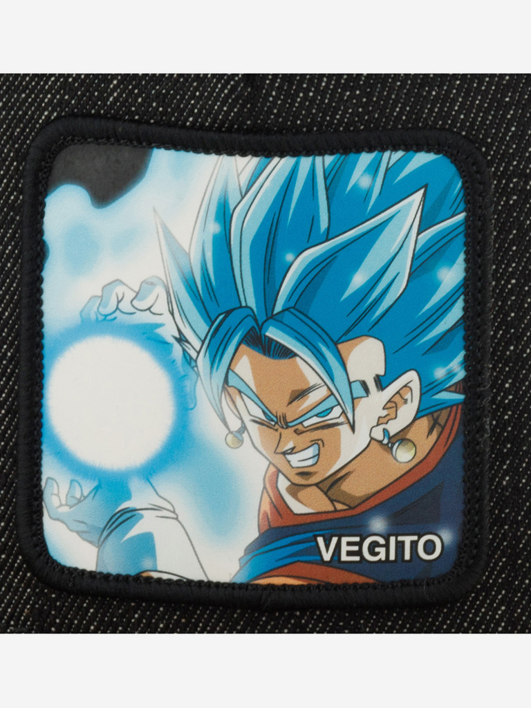 Бейсболка с прямым козырьком CAPSLAB CL/DBS5/1/CF/FUS Dragon Ball Vegito (черный)