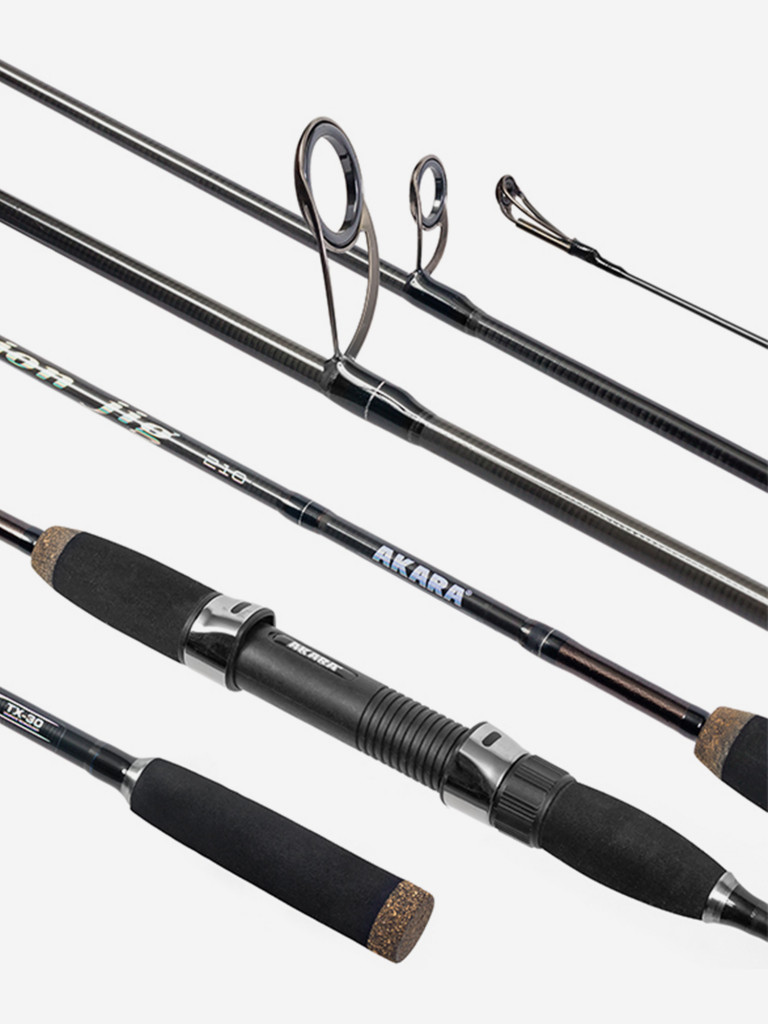 Спиннинг штекерный карбон 2 колена Akara Erion Jig TX-30 (2-8)