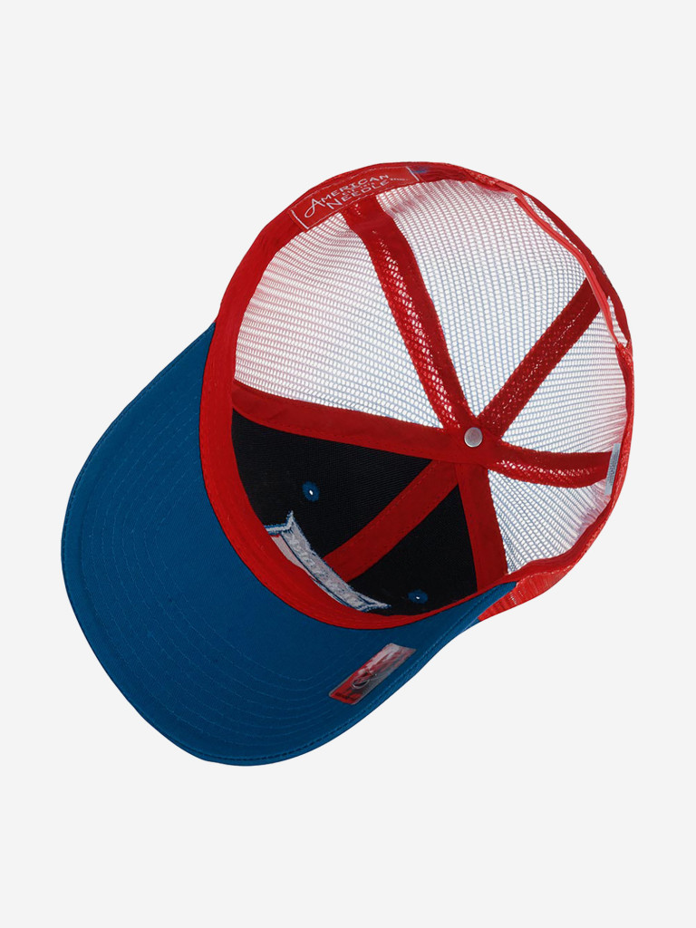 Бейсболка с сеточкой AMERICAN NEEDLE 44612A-NYR New York Rangers Cross Fade NHL (синий)