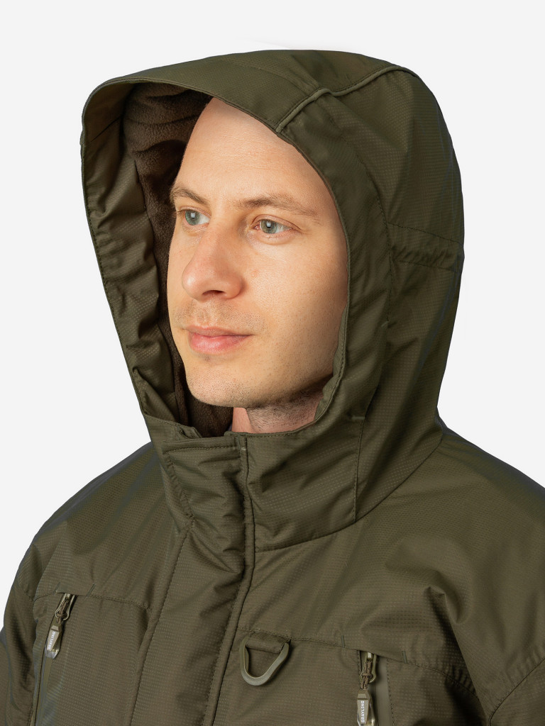 Костюм для рыбалки мужской GRAYLING, скат демисезонный -15, хаки