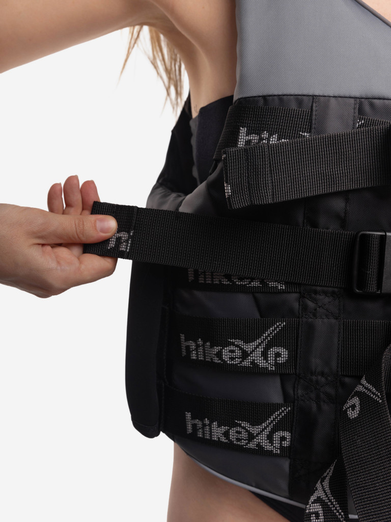 Спасательный жилет серый с ручками hikeXp RXP Ultimate Black/Grey