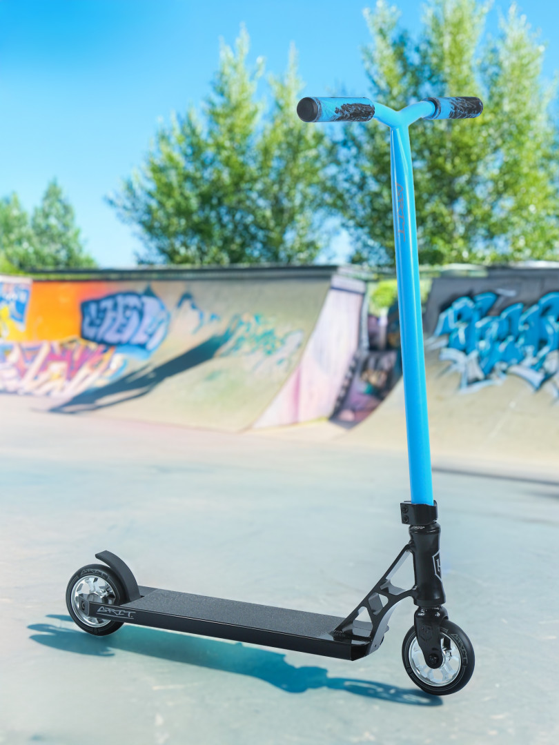 Самокат Grit Fluxx, 110 мм, Голубой