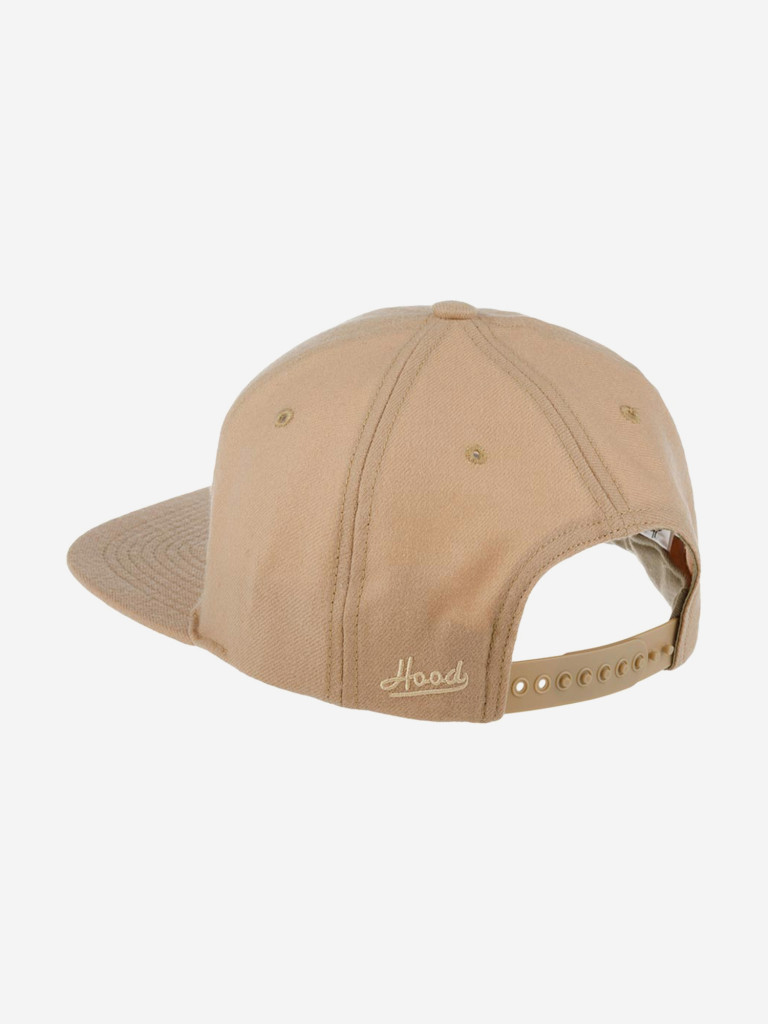 Бейсболка с прямым козырьком HOOD 100-MWL001-CA046-CL Leimert Park, CA (бежевый)