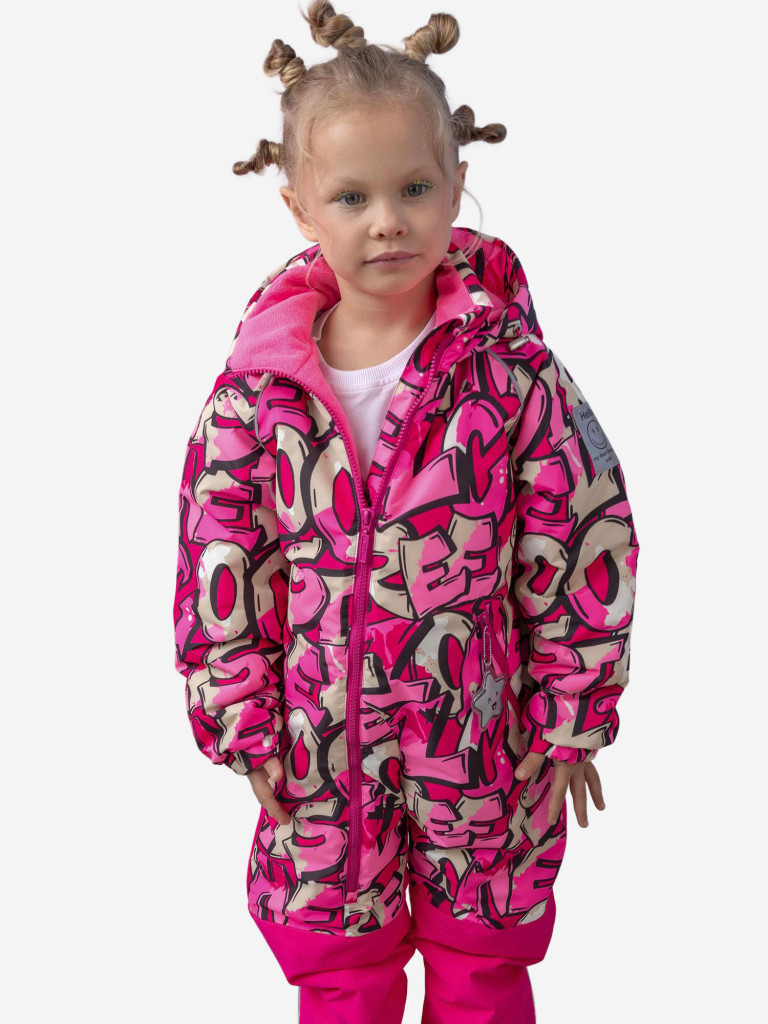 Кобинезон детский batik Марион принт розовый