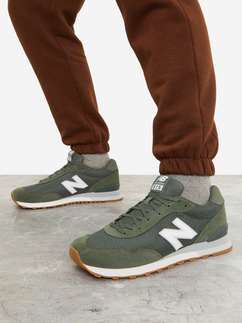 фото Кроссовки мужские new balance 515, зеленый