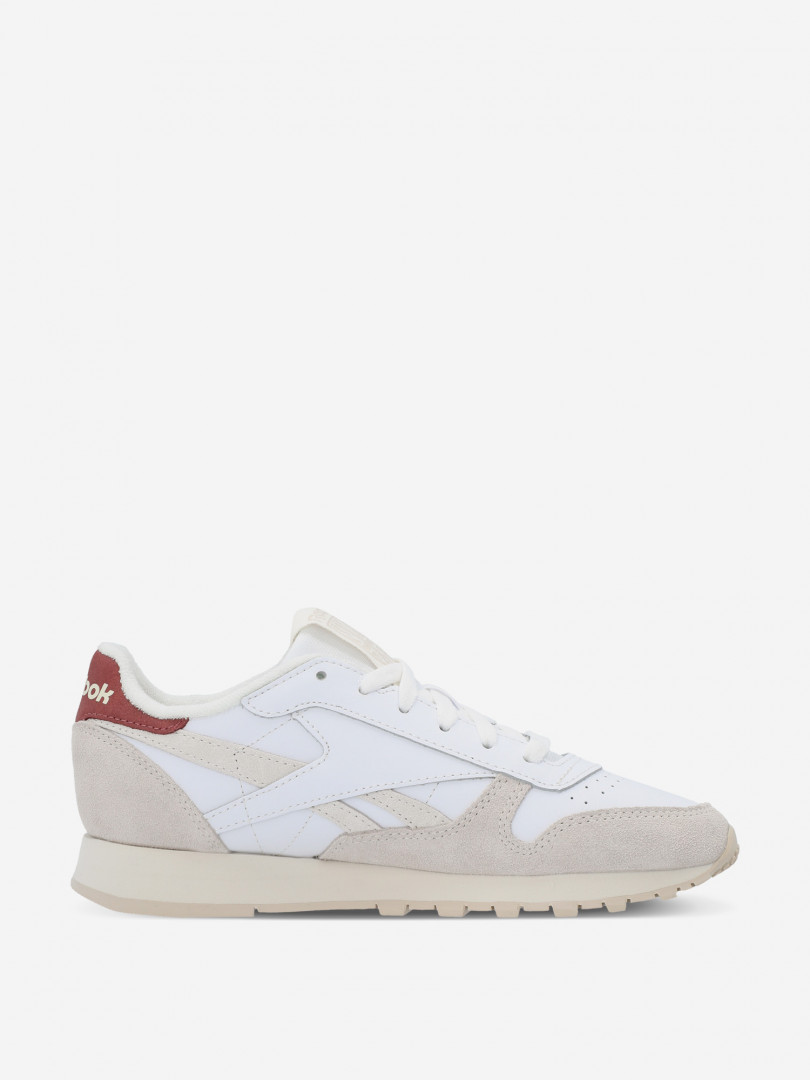 фото Кроссовки женские reebok classic leather, белый