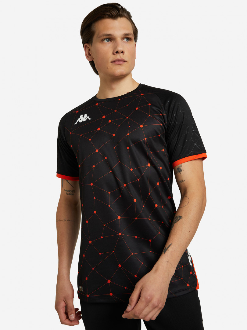 фото Футболка игровая мужская kappa, черный