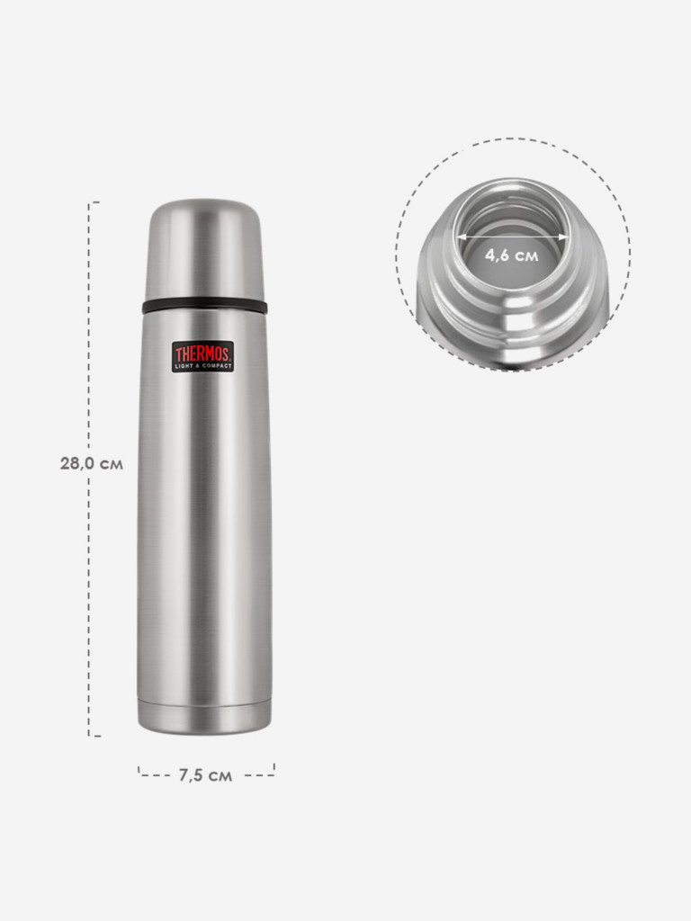 Термос для чая 750 мл THERMOS FBB-750 стальной цвет