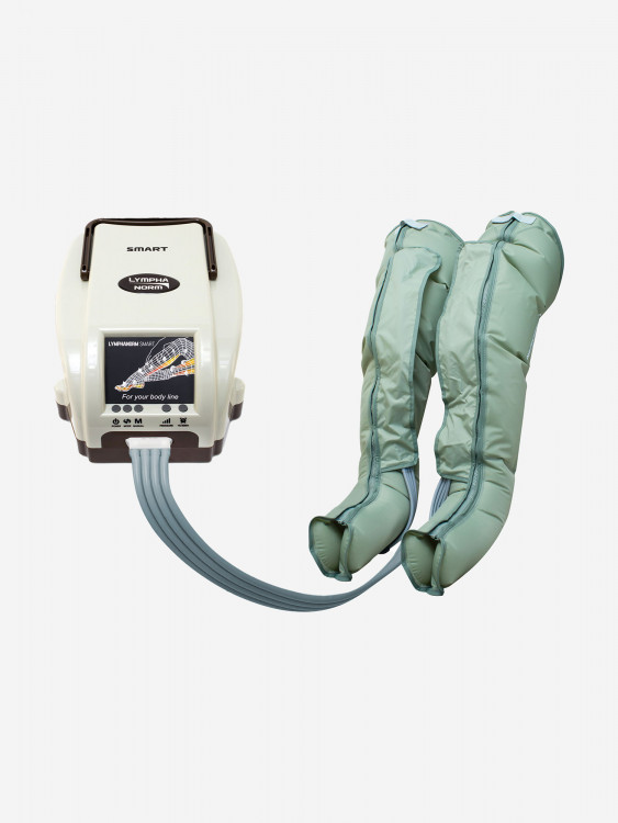 Лимфодренажный массажер LymphaNorm Smart, комплект с манжетами для ног размера L
