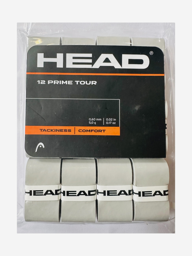 Намотка овергрип HEAD PRIME TOUR Р12 СЕРЫЙ