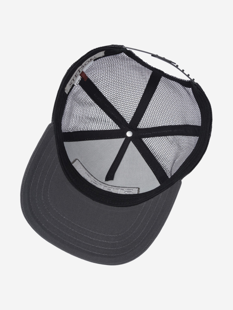 Бейсболка с сеточкой STETSON 7751107K TRUCKER CAP GASOLINE (серый)