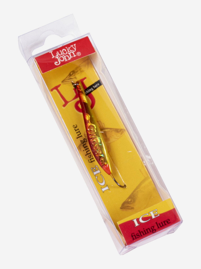 Блесна вертикальная Lucky John зимняя MODEL S-2 с впаянным крючком, вес 3 г