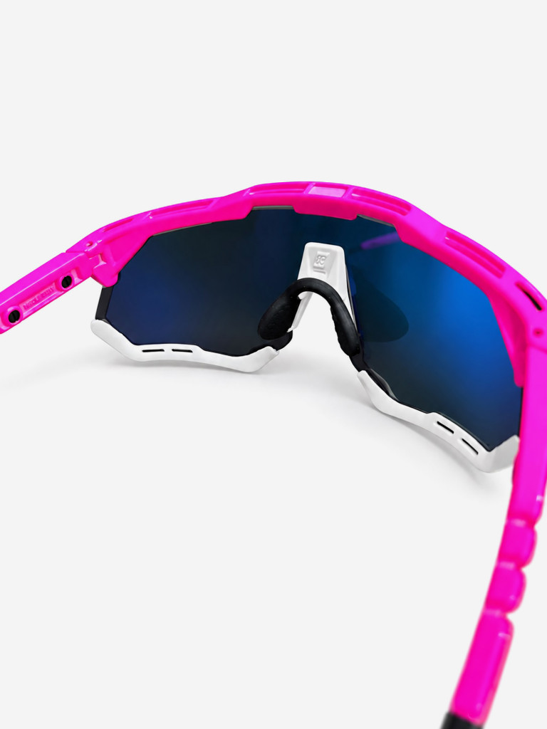Очки спортивные Scicon AeroShade XL оправа Pink Fluo линза SCNPP Multimirror Blue + Pink