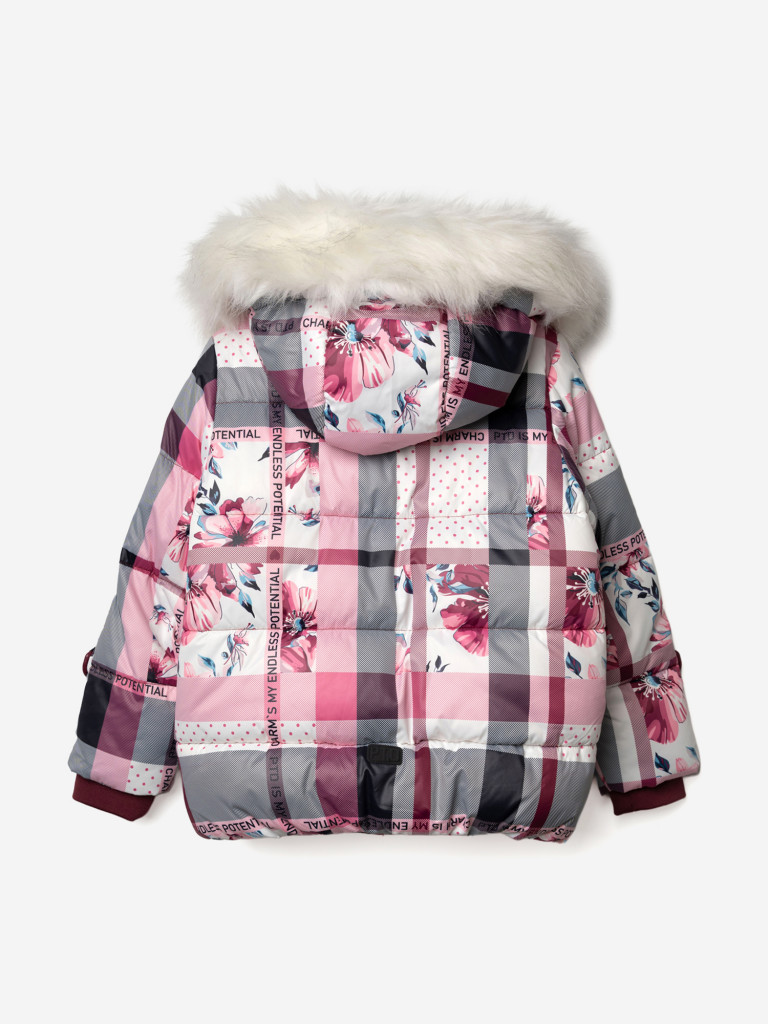 Комплект зимний для девочек: куртка, полукомбинезон PlayToday
