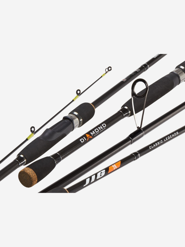 Спиннинг для рыбалки Salmo Diamond JIG 24 2.28, рабочая длина 228см, вес 109гр