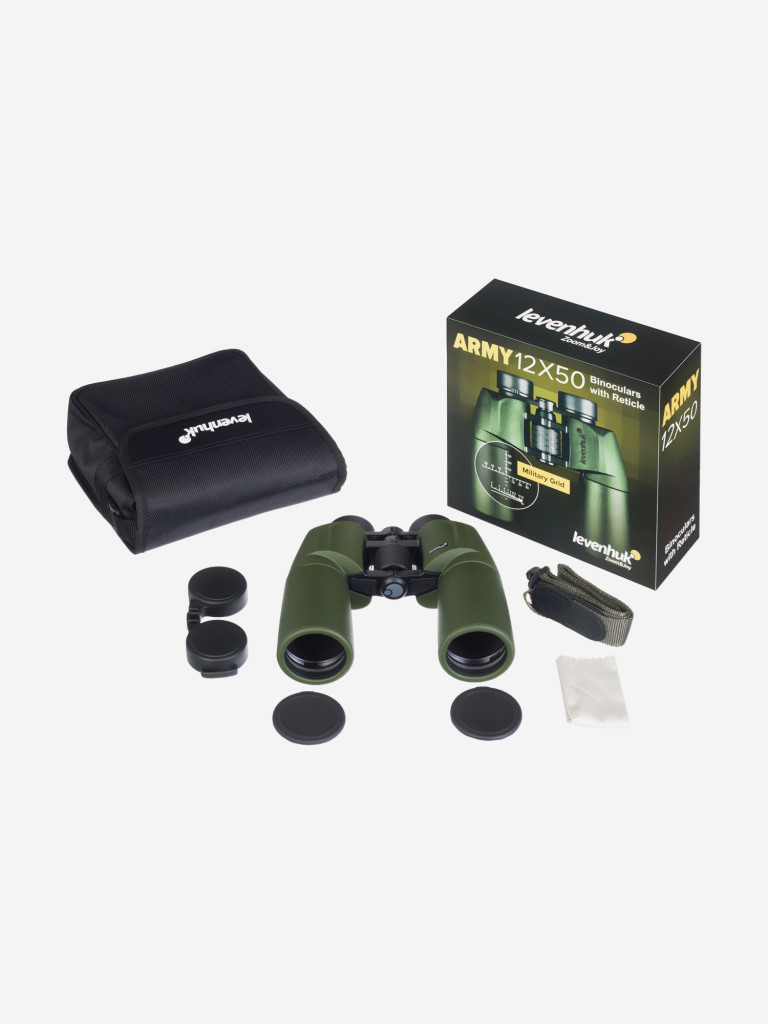Бинокль Levenhuk Army 12x50 с сеткой