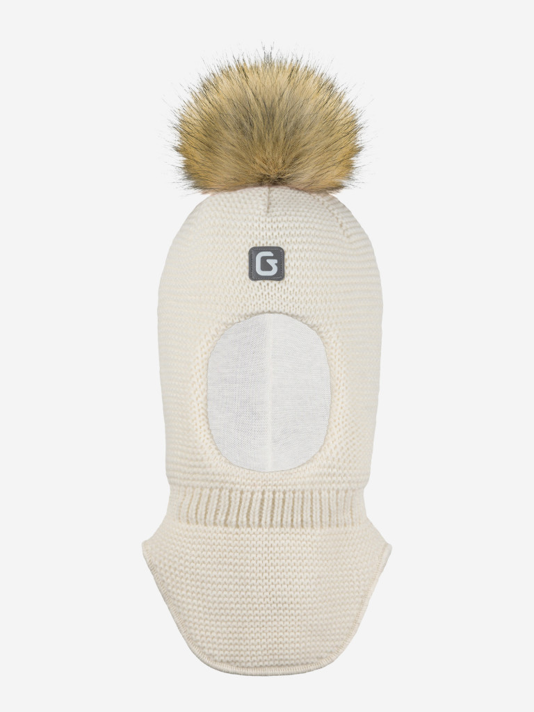 Шапка-шлем для девочки GUSTI GW25AC1228G-MILK