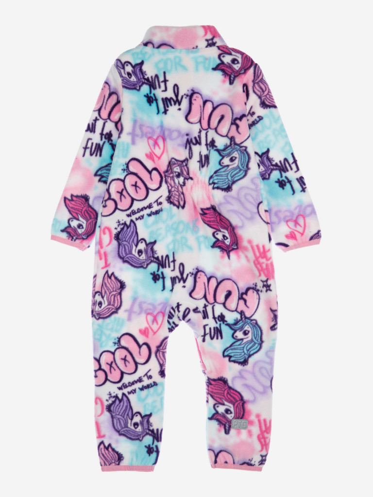 Комбинезон флисовый для девочек PlayToday