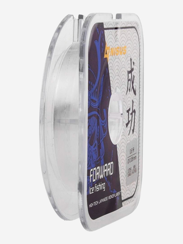 Леска для рыбалки Nisus FORWARD ICE FISHING Nylon 0,128мм, 50м, 1,57кг, прозрачный