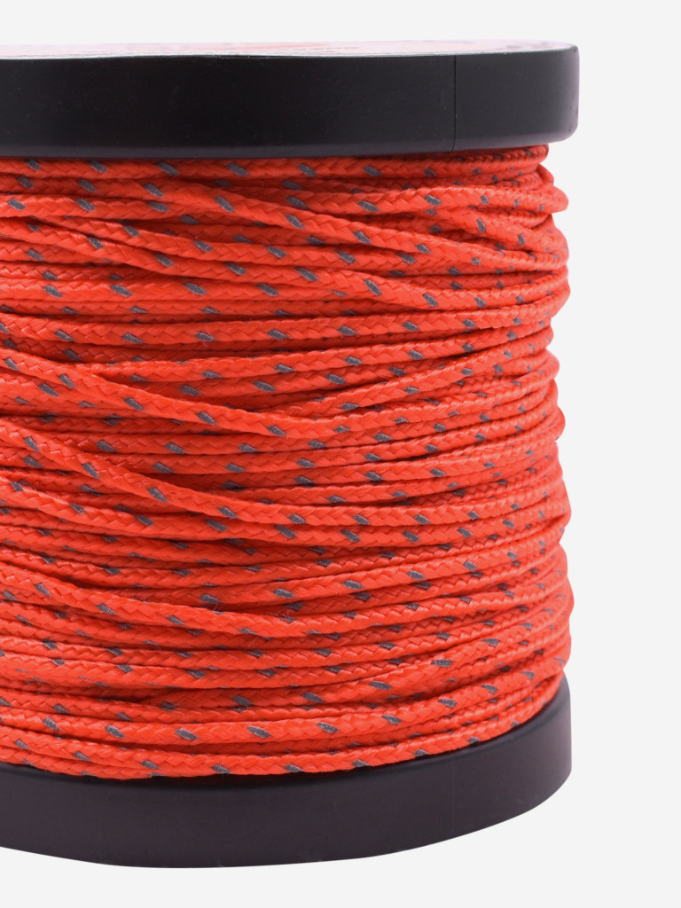Микрокорд T-Gear x CORD nylon катушка 30м световозвращающий (Neon Orange)