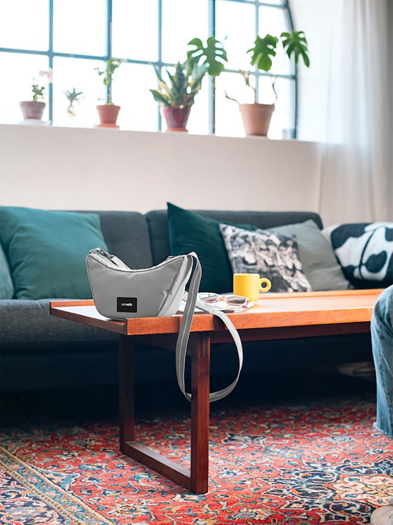 Сумка антивор Pacsafe GO Lunar crossbody, Stone, 2,5 л.