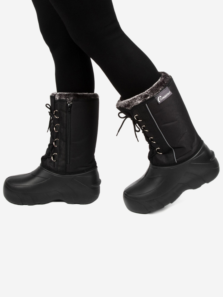 Сапоги рыболовные СЛЕДОПЫТ зимние-дутики мужские на шнуровке 4-сл. меховой вкладыш, до -50°С