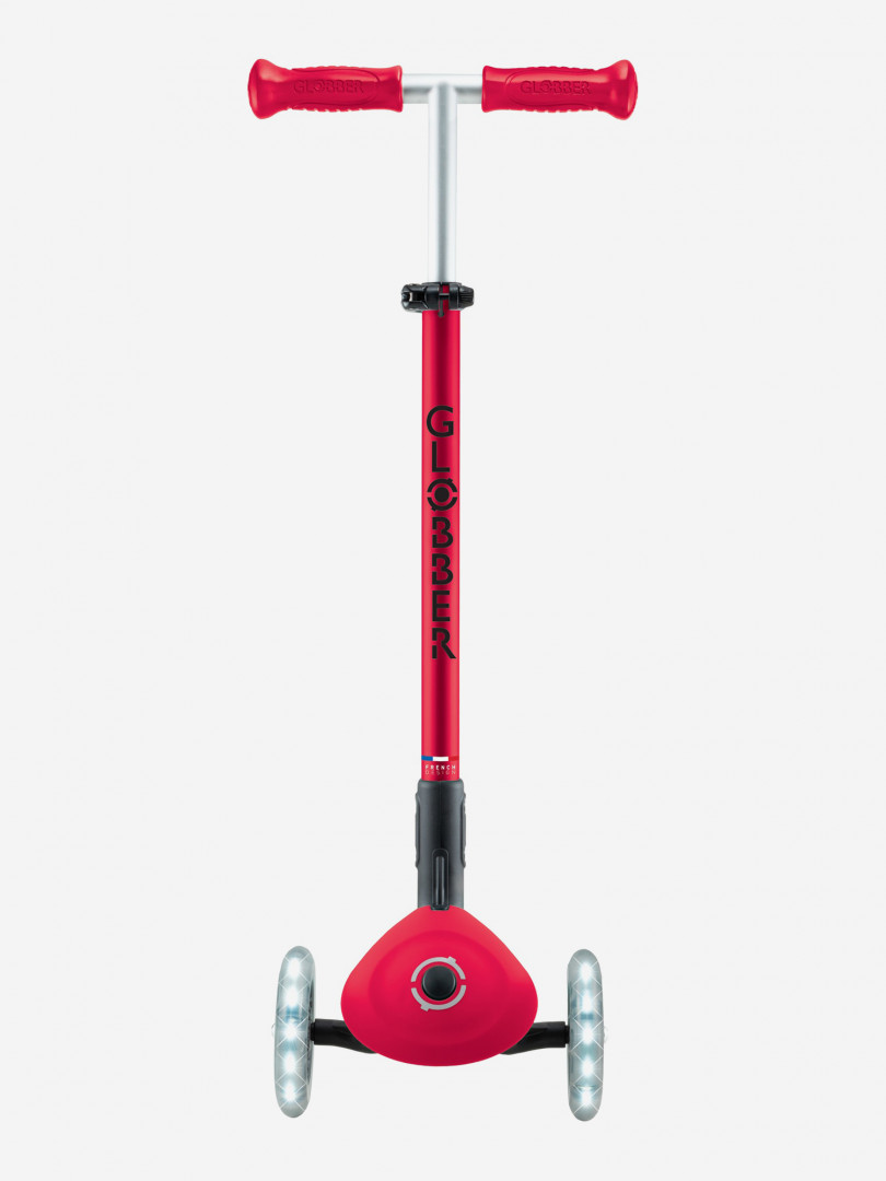 фото Самокат детский globber primo foldable plus lights, красный