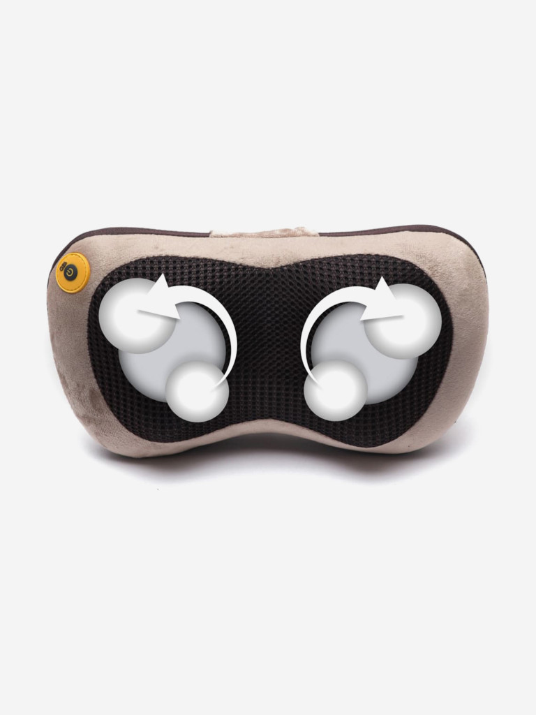 Массажная подушка GESS uShiatsu, электрический массажер для тела