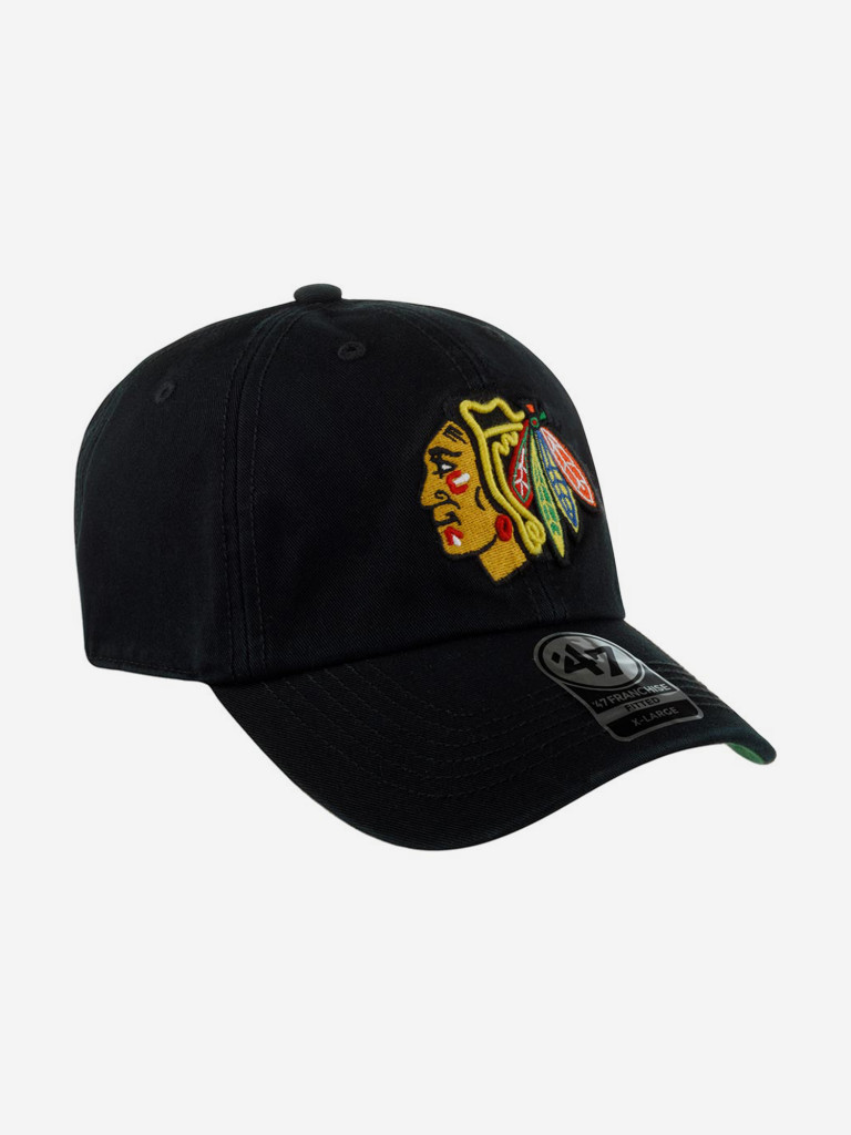 Бейсболка 47 BRAND H-FSVNF04RPF-BK Chicago Blackhawks NHL (черный)