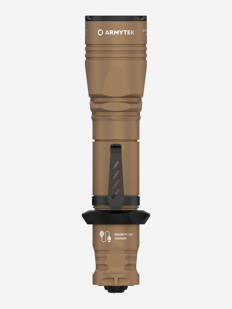 Фонарь светодиодный тактический Armytek Dobermann Pro Magnet USB, 1500 лм, холодный свет