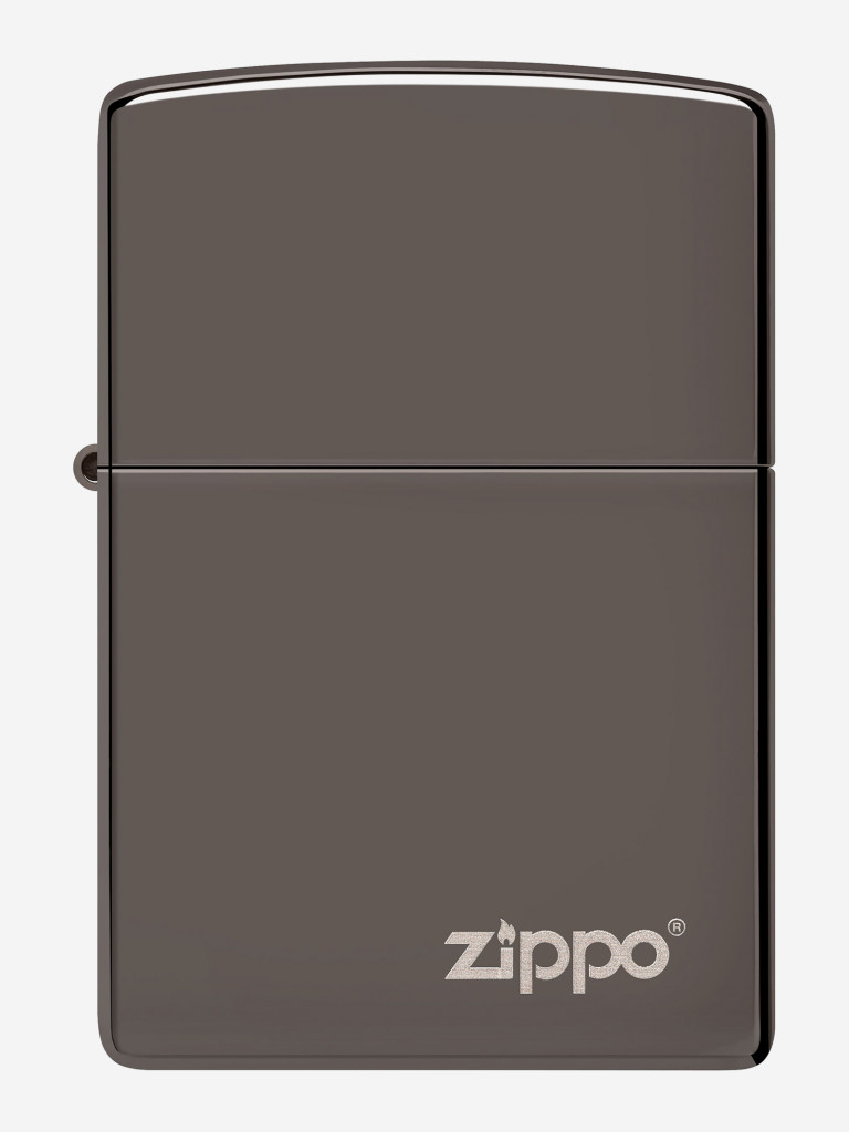 Зажигалка бензиновая ZIPPO 150ZL Classic Logo Black Ice